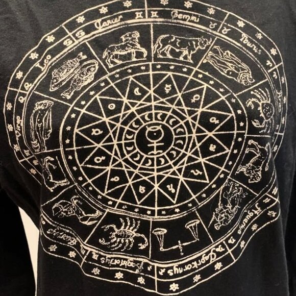 Urban Outfitters Zodiac Pullover – Black & White – Size L – Astrology Sweatshirt - Picture 2 of 4